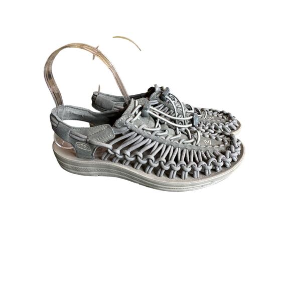 Keen Uneek Gray Grey Corded Sling Back Outdoor Beach Sandal Sz: 6.5 - Picture 1 of 7